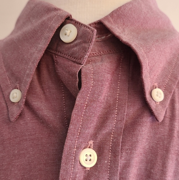 Nautica size M Seawash Oxford dress shirt - Picture 4 of 10